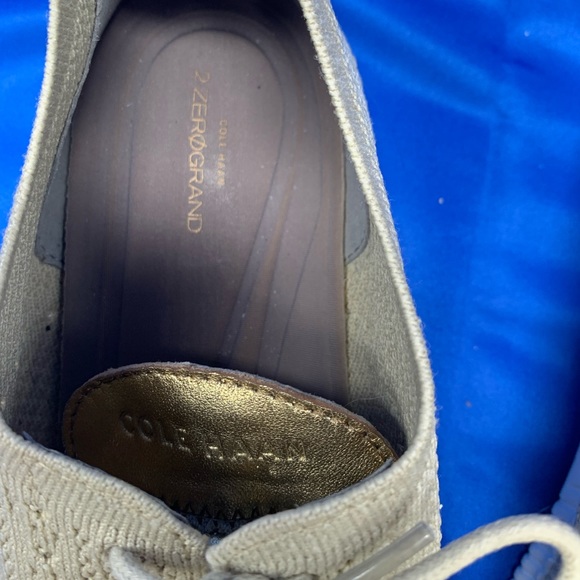 Cole Haan Shoes Womens ZERØGRAND Stitchlite Wingtip Oxford Beige W11154 (SB1) - Picture 3 of 7